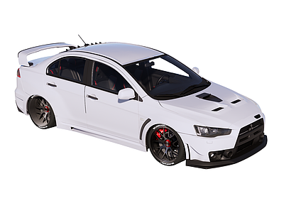 改装风汽车 跑车 三菱 Lancer EVO X