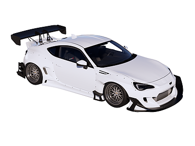 赛车改装风格汽车 跑车 改装车 斯巴鲁 BRZ Pandem