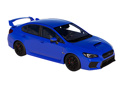 现代运动风格汽车 跑车 家用车 斯巴鲁 WRX STI