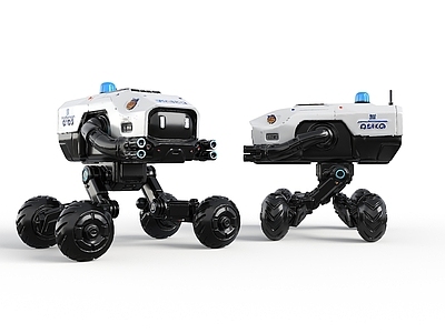 赛博朋克玩具 机器人  警用机器人  特殊机器人  军用机器人  特种机器人