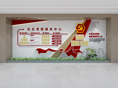 现代党建风党建室