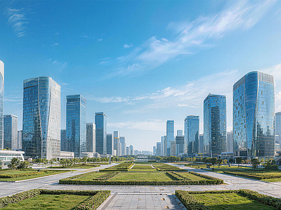 现代城市HDR