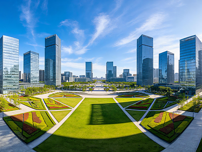 现代城市HDR