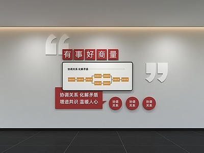 现代简约文化墙 现代社区文化墙 展示墙 标语 口号 宣传栏