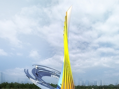 现代主义景观雕塑 标志性建筑 雕塑