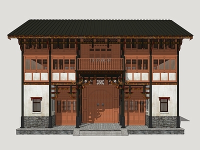 新中式民宿建筑 彝族民居 彝族民宿 彝族村寨建筑 彝族民居样式