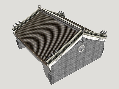新中式古建筑 古建筑屋顶 坡屋顶样式 商业建筑屋顶 传统民居屋顶