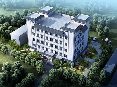 新中式其他公共建筑 医院