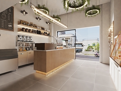 现代简约甜品面包店 烘培店 面包店 甜品店