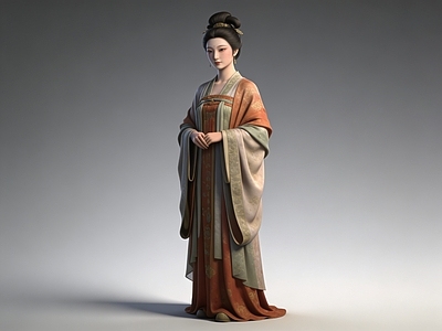 宋式美学女人 古装 女人 美人 汉服 服饰
