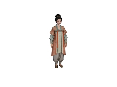 宋式美学女人 女人 汉服 宋代 美人 平民
