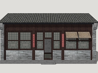 新中式乡村民房 影视民居 古代乡村民房 北方民居建筑