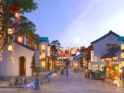 新中式文旅项目景观