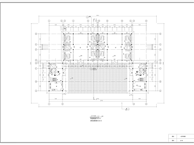 四合院 四合院建筑 中式建筑施工图 四合院平立面图