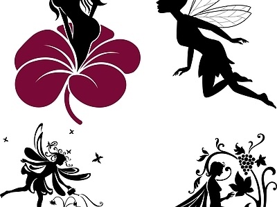 其他图库 花纹 线条 剪影 贴图 纹理