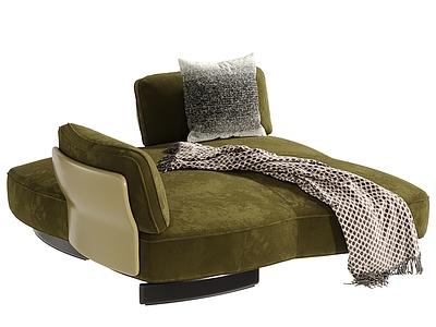 现代简约贵妃椅 minotti