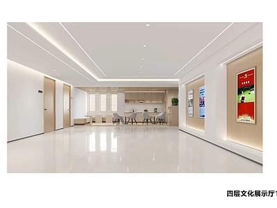 开放办公室 现代风格办公室 全套图纸含效果图