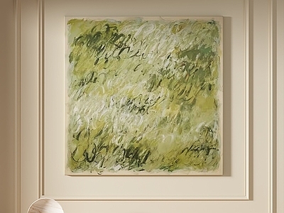 奶油风家居客厅 奶油风简约挂画