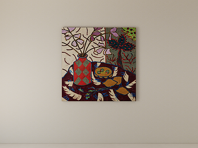 中古风挂画 装饰画 挂画