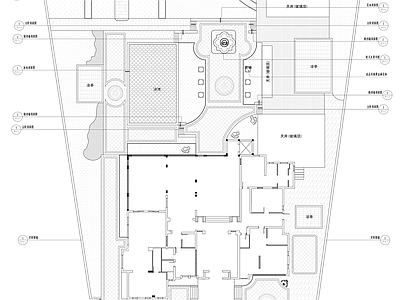 庭院 含园建绿化水电 全套