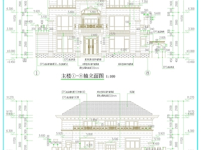 别墅建筑 乡村别墅全套图