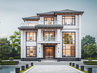 别墅建筑 三层别墅施工图