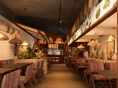 侘寂烧烤烤肉店 山野风 云南菜 餐厅 诧寂风