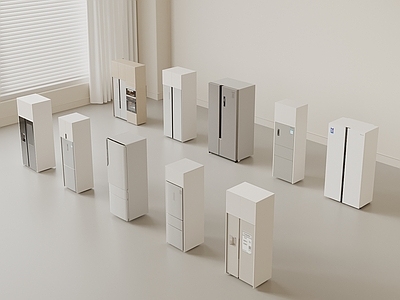 极简冰箱 冰箱 嵌入式冰箱 海尔冰箱 冰柜