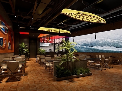 工业风烧烤烤肉店 烧烤酒馆 大排档烧烤店 烧烤店 网红烧烤店 海鲜烧烤店