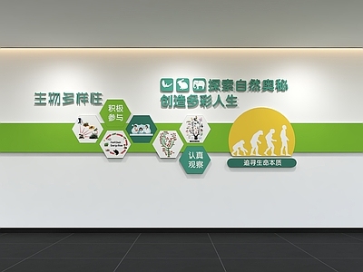 现代简约医院 现代医疗文化墙 展示墙 医院 标语 口号