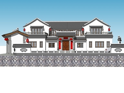 新中式四合院