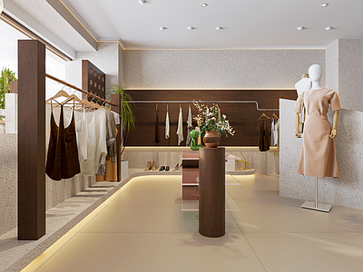 奶油风服装店