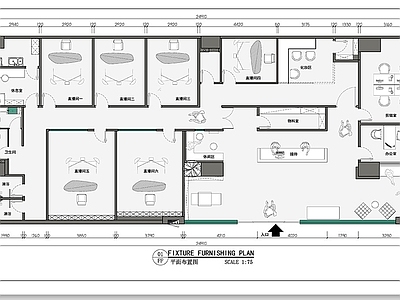 整体办公空间 办公空间平面图  写字楼平面布置图 办公整体空间平面  办公楼写字楼  会议室经理办公室