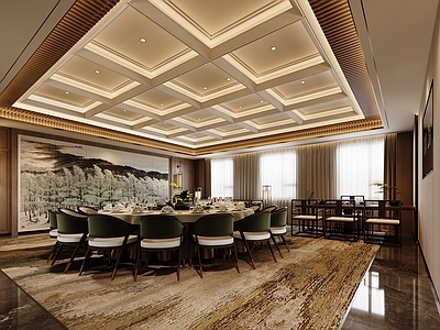 新中式酒店餐厅
