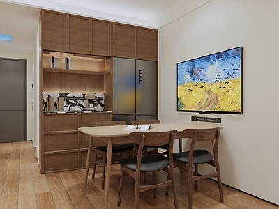 原木风家居餐厅