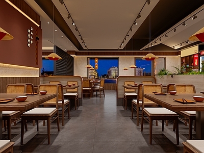 新中式中餐厅 现代火锅中餐厅