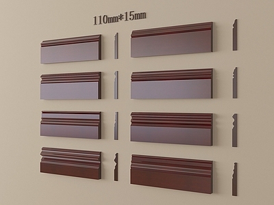 新中式踢脚线 踢脚线地脚线