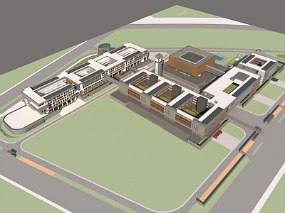 新中式学校建筑