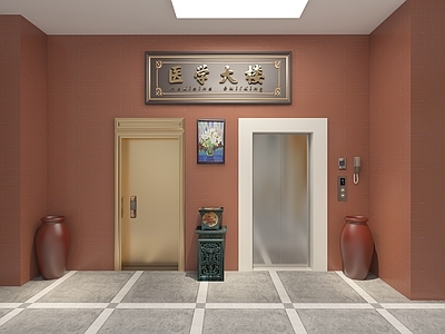 新中式电梯间