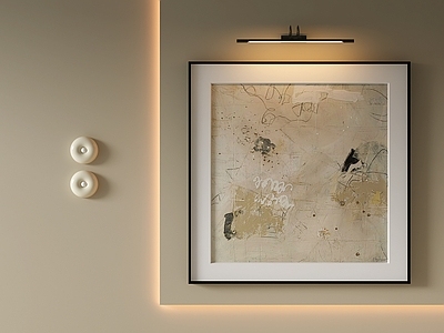 现代挂画 抽象画 肌理画 油画 抽象画