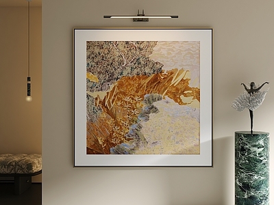 意式挂画 抽象画 肌理画 油画 装饰画 高级感艺术挂画