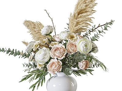 侘寂风花艺 鲜花 花艺 花卉