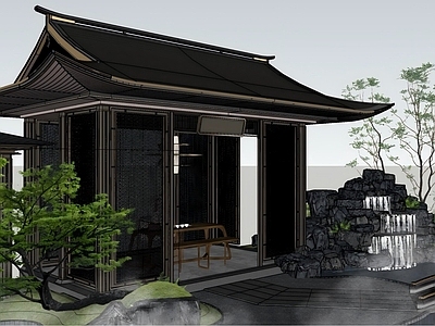 新中式庭院