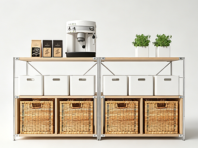 现代简约置物架 金属置物架 模块化家具 餐边柜 muji 上墙置物架
