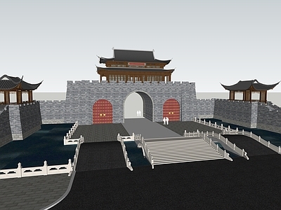 新中式古建筑