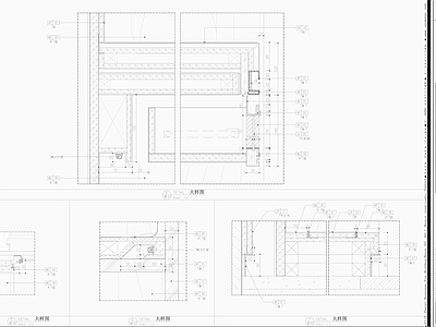 柜体节点 柜体施工图