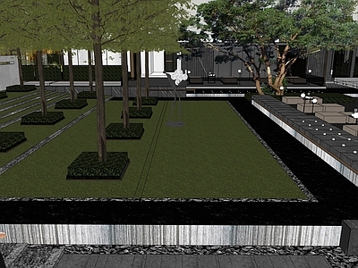 极简主义售楼处建筑 万科
