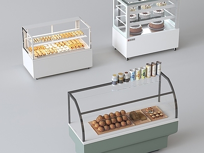 现代简约展柜 面包展柜 蛋糕展柜 甜品展柜