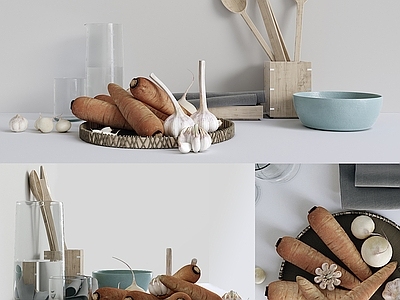 日式厨房用品 自然风厨房装饰