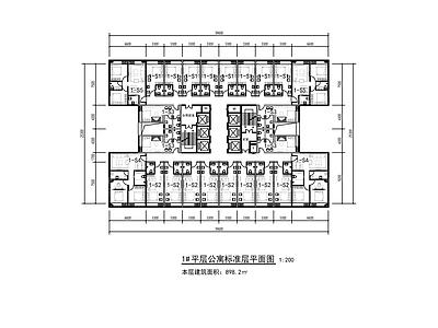 其他居住建筑 公寓户型图